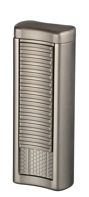 Visol Tiger Double Flame Cigar Lighter - Gunmetal