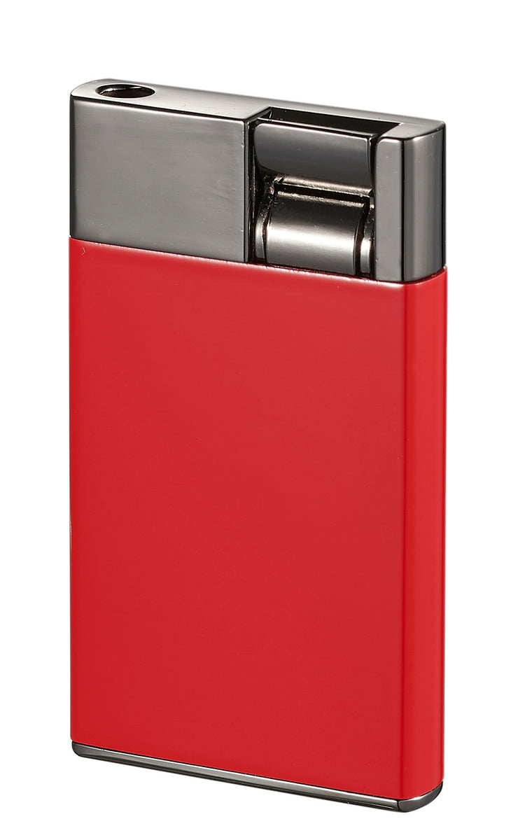 Visol Cougar Single Flame Cigar Lighter Red and Gunmetal Lighters