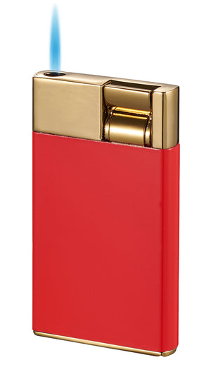 Visol Cougar Single Flame Cigar Lighter - Red and Gold