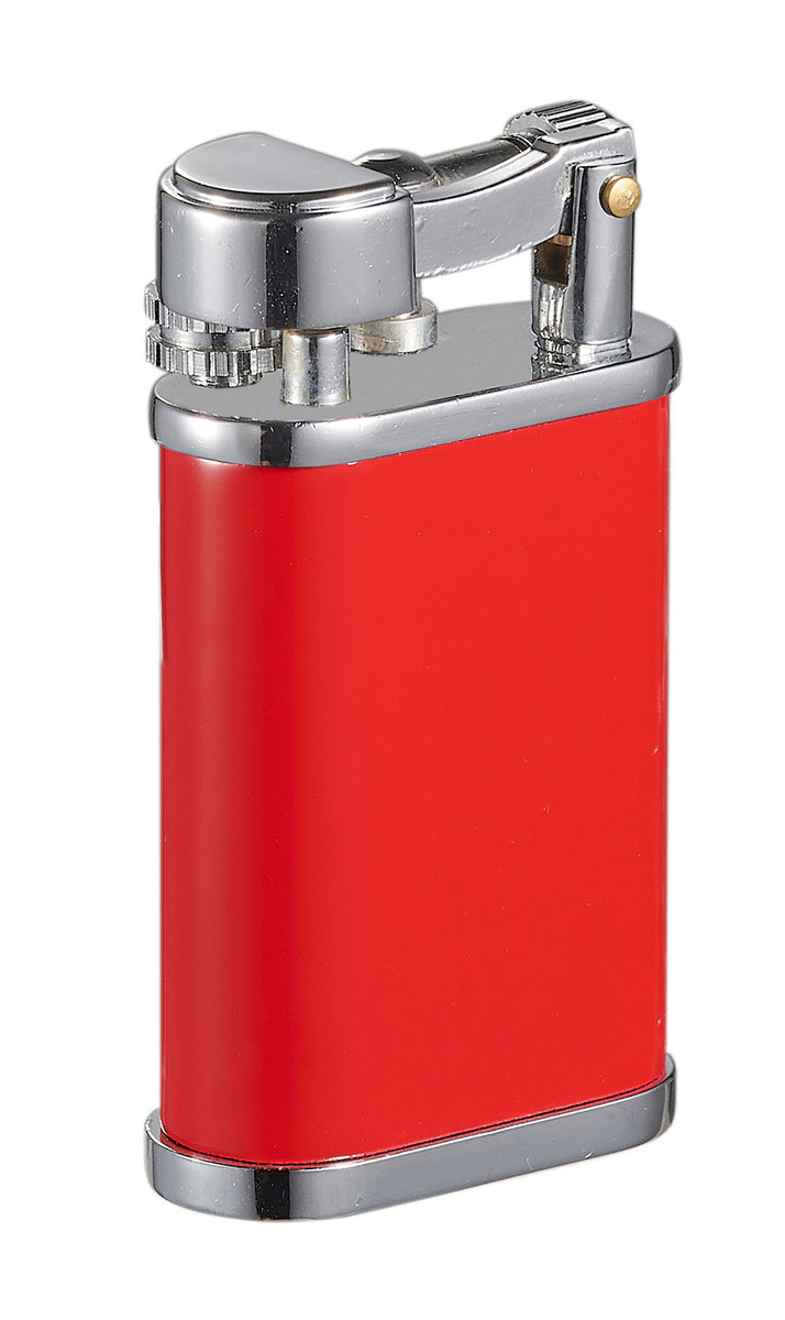 Visol Elegance Red Soft Flame Flint Lighter Lighters Direct