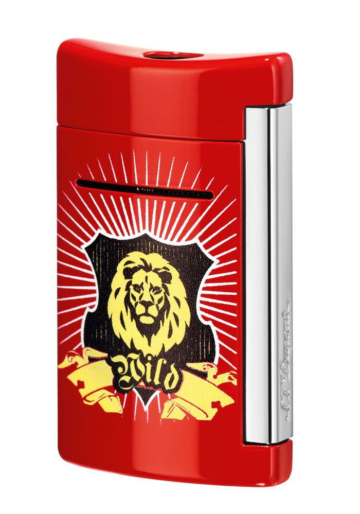 S.T. Dupont Minijet Wild Theme Red Matte Lighter