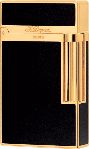 S.T. Dupont Black Lacquered Ligne 2 Lighter