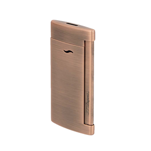S.T. Dupont Slim 7 Single Torch Flame Lighter - Brushed Copper