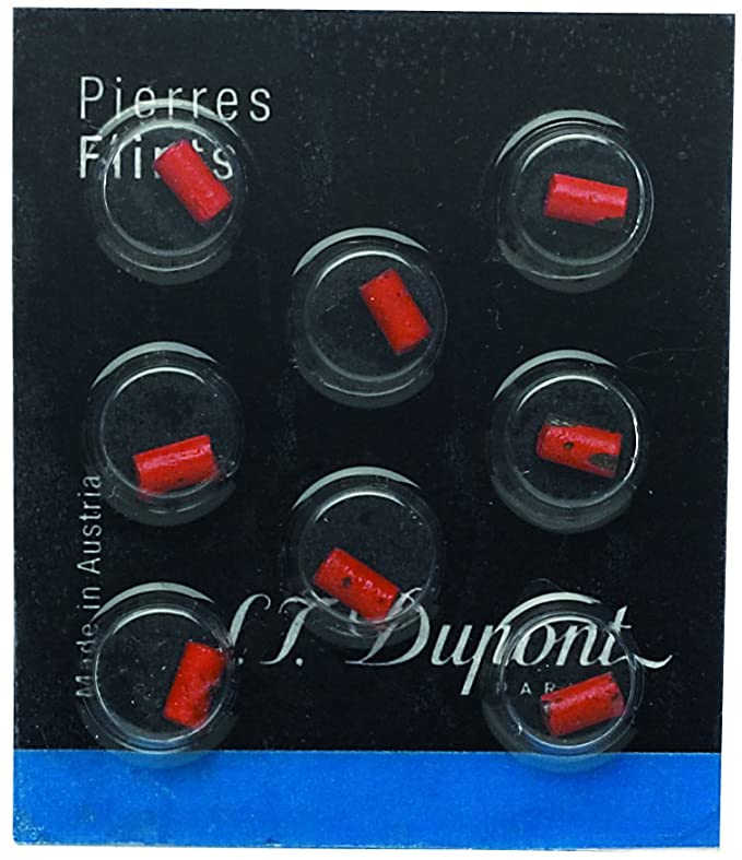 S.T. Dupont Red Flints For Ligne D Lighters 3 pack of 24 flints Lighters Direct