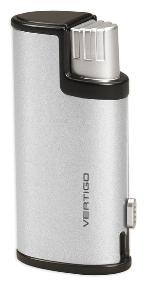 Vertigo Warrior Triple Torch Lighter - Silver