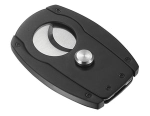 Visol Corbett Double Guillotine Cigar Cutter- Black Matte