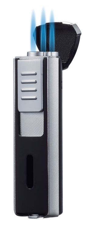 Visol Enigma Triple Flame Cigar Lighter - Silver