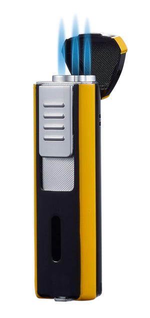 Visol Enigma Triple Flame Cigar Lighter - Yellow