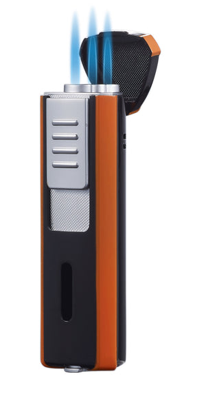 Visol Enigma Triple Flame Cigar Lighter - Orange