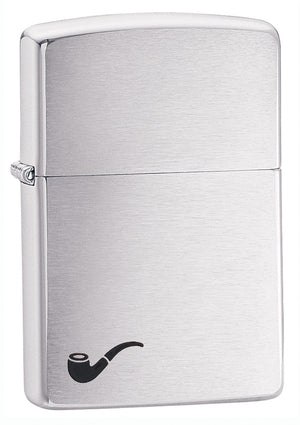 Zippo Brushed Chrome Pipe Lighter