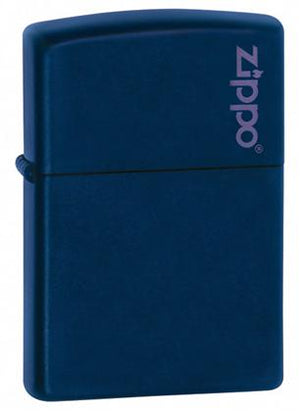 Zippo Navy Matte with Zippo Logo Lighter
