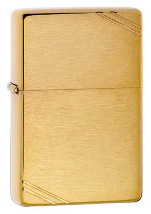 Zippo Vintage Brushed Brass Lighter