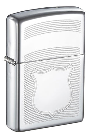 Zippo Shield/Badge Initial Lighter