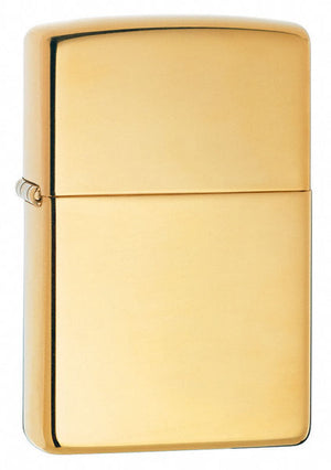 Zippo High Polish Solid Brass Lighter