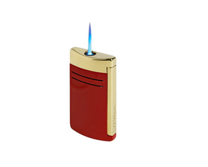 S.T. Dupont MaxiJet Burgundy and Gold Lighter