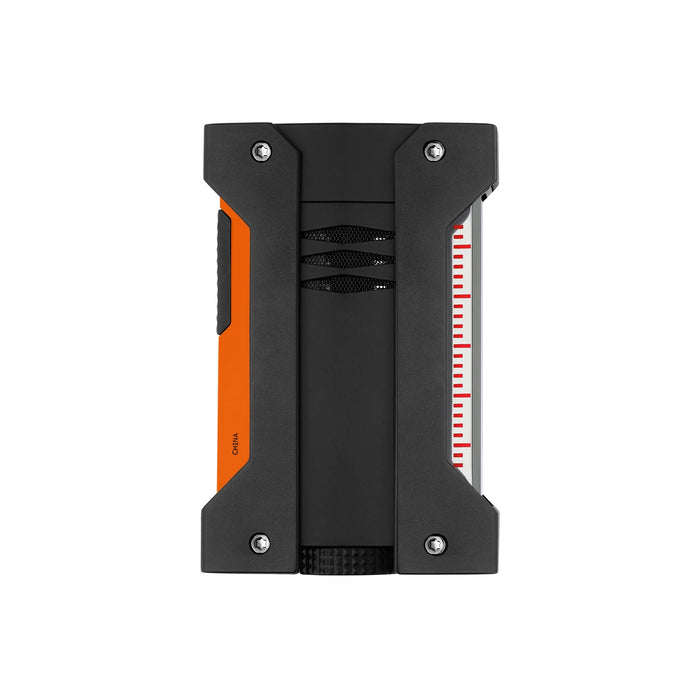 S.T. Dupont Fluo Black and Orange Defi Xtreme Torch Flame Lighter