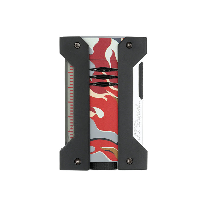 S.T. Dupont Defi Xtreme Camo Red Torch Flame Lighter
