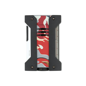 S.T. Dupont Defi Xtreme Camo Red Torch Flame Lighter