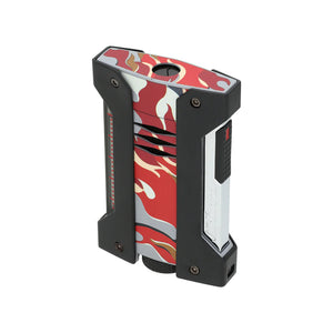 S.T. Dupont Defi Xtreme Camo Red Torch Flame Lighter