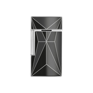 S.T. Dupont Fire X Black and Chrome Big D Torch Lighter