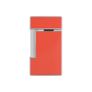 S. T. Dupont Slimmy Coral Lacquer and Chrome Lighter