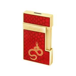 S. T. Dupont Slimmy Year of the Snake Rouge Lighter