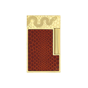 S. T. Dupont Ligne 2 Year of the Snake Red Gold Lighter