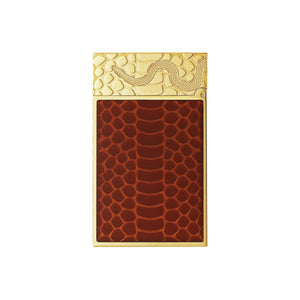 S. T. Dupont Ligne 2 Year of the Snake Red Gold Lighter