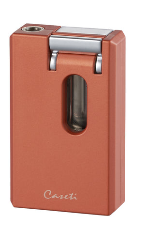 Caseti Urban Single Torch Flame Lighter and Wedge Cutter - Orange