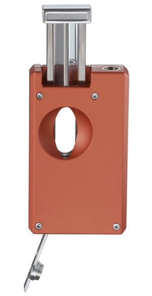 Caseti Urban Single Torch Flame Lighter and Wedge Cutter - Orange