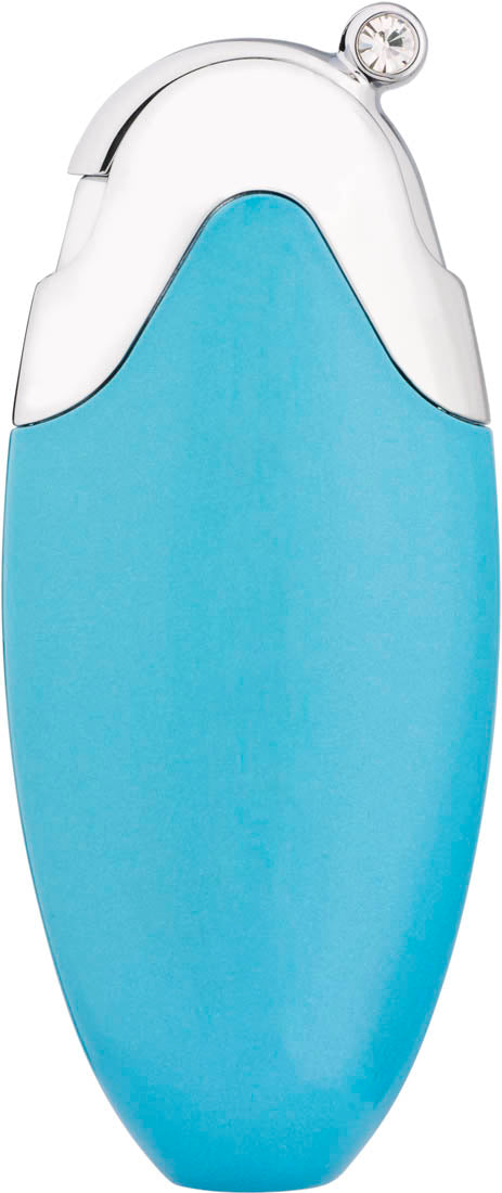 Caseti Aqua Turquoise Travel Perfume Atomizer w/Swarovski Crystals