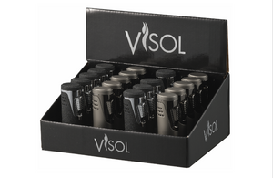 Visol Cradle Double Jet Torch Flame Retail Prepack - 20 Cigar Lighters