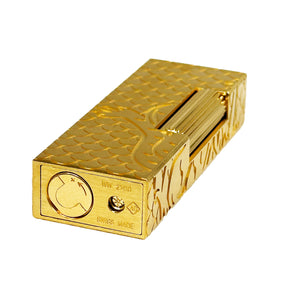 Dunhill Rollagas Dragon Gold Plated Lighter