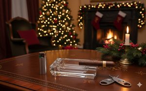 Dalis Crystal Desktop Cigar Ashtray