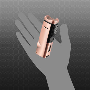 Visol Colonel Triple Flame Torch Lighter - Bronze