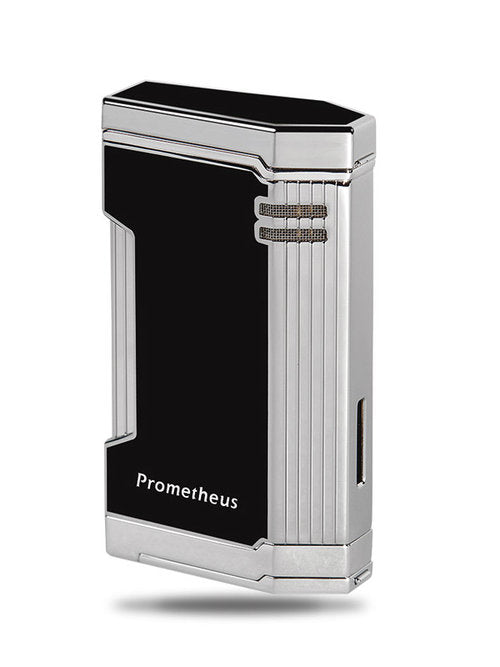 Prometheus Magma Black Lacquer Triple Torch Flame Lighter