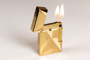 S.T. Dupont Fire X Gold Ligne 2 Flint Lighter