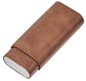 Visol Santa Fe Dark Brown Leather Cigar Case