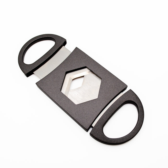 Visol Hex 2 Double Guillotine Cigar Cutter - Gunmetal