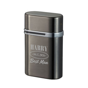 Visol Triflow Triple Torch Lighter – Personalized Groomsman & Best Man Engraving