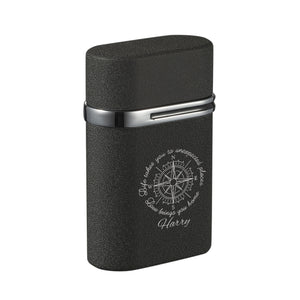 Visol Triflow Triple Torch Lighter – Personalized Traveler Engraving
