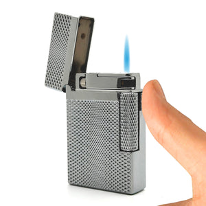 Visol Hubbard Barley Soft Flame and Torch Flame Flint Lighter - Chrome