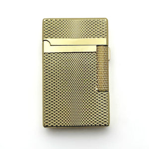 Visol Hubbard Barley Soft Flame and Torch Flame Flint Lighter - Gold