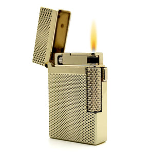 Visol Hubbard Barley Soft Flame and Torch Flame Flint Lighter - Gold