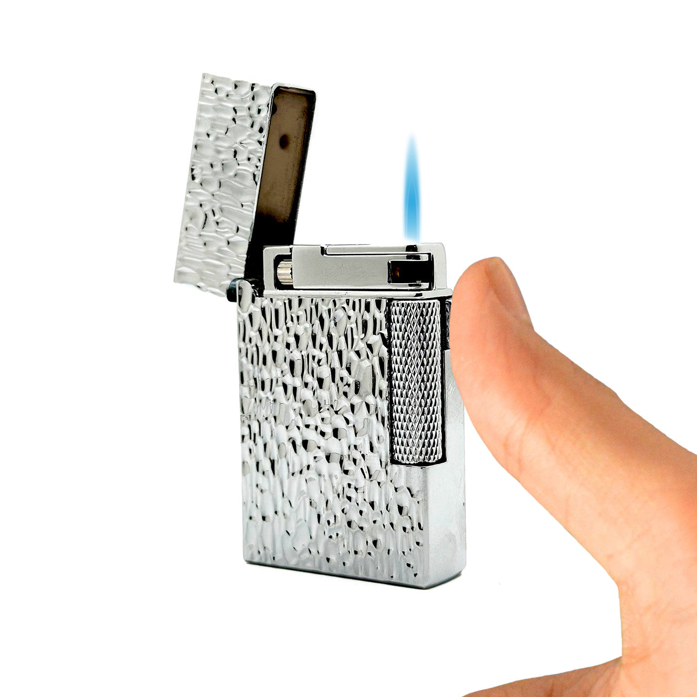 Visol Hubbard Barley Soft Flame And Torch Flame Flint Lighter - Gunmet – Lighters Direct
