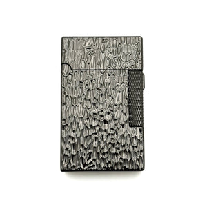 Visol Hubbard Hammered Soft Flame and Torch Flame Flint Lighter - Gunmetal