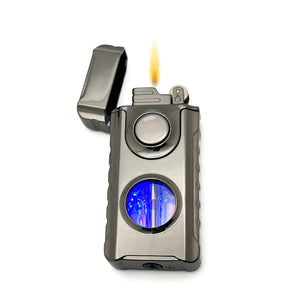 Visol Stinger Soft Flame and Torch Flame Flint Lighter - Gunmetal