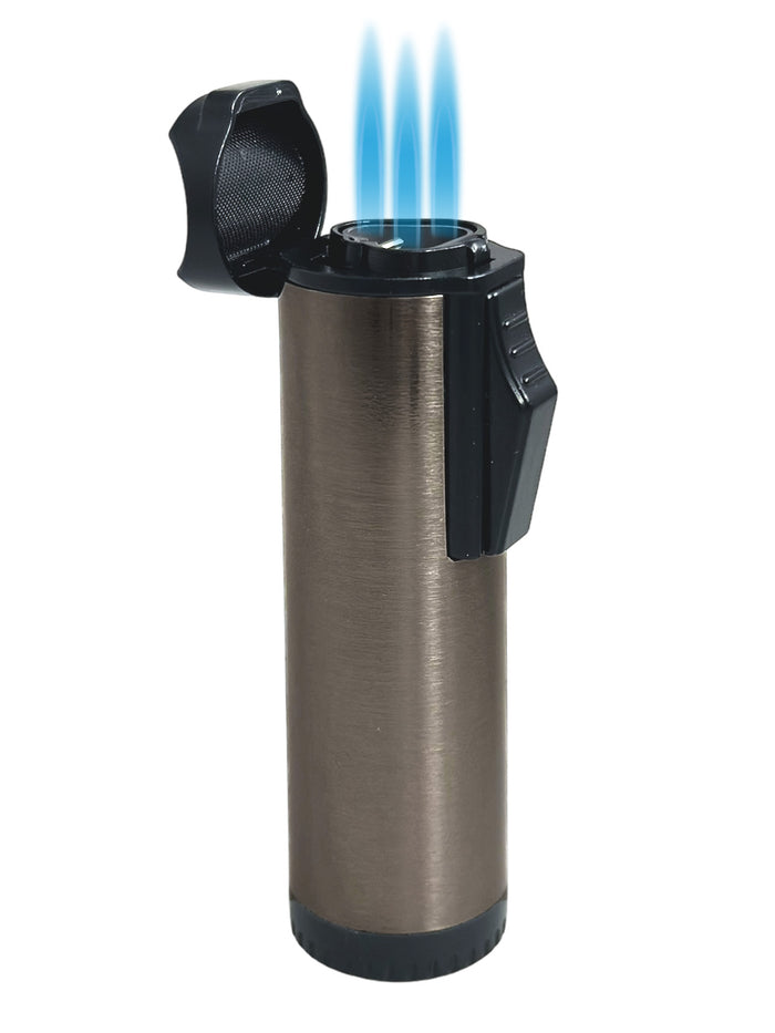 Hades Triple Torch Cigar Lighter - Gunmetal