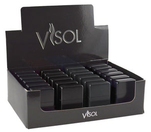 Visol Retail Package - Black Mauna Dual Flame Lighter 24 count