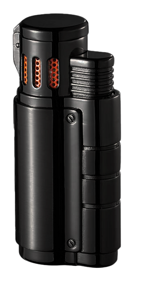 Visol Champ Triple Torch Cigar Lighter - Matte Black